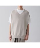 【アンフィーロ/UNFILO / MEN】のイージーケア ニットベスト 23年春夏商品 アイボリー|ID: prp329100004598433 ipo3291000000032685650