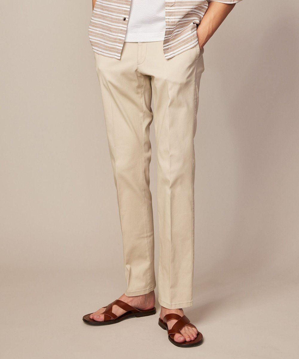 【ジョセフ アブード/JOSEPH ABBOUD / MEN】の【ウエストも伸びる!】オーガニックストレッチ パンツ インテリア・キッズ・メンズ・レディースファッション・服の通販 founy(ファニー) 　ファッション　Fashion　メンズファッション　Men's Style Online　ボトムス　Bottoms/Men　ヴィンテージ　Vintage　春　Spring　ジャケット　Jacket　定番　Standard　S/S・春夏　Ss・Spring/Summer　夏　Summer　アイボリー系8|ID: prp329100004598434 ipo3291000000032685658