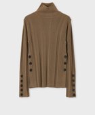【ポール スミス/Paul Smith】のシャドーストライプ ハイネックニット ブラウン|ID: prp329100004598442 ipo3291000000032685765
