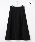 【23区/NIJYUSANKU】の【R(アール)】リネンエンブロイダリー スカート ブラック系|ID: prp329100004598443 ipo3291000000032685772