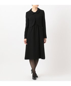 【組曲 NOIR/KUMIKYOKU NOIR】の【スカート丈長めに改良】Formaxコルシェ横二重 ジャケット+ワンピース 人気、トレンドファッション・服の通販 founy(ファニー) ファッション Fashion レディースファッション Ladies' Fashion Online アウター Coat Outerwear ジャケット Jackets セットアップ Setup スカート Skirt スーツ Suits スーツ ジャケット Jacket スーツ スカート Skirt スーツセット Suit Sets アンサンブル Ensemble グログラン Grosgrain シフォン Chiffon ショール Shawl ジャケット Jacket スーツ Suit セットアップ Set Up ポケット Pocket リボン Ribbon 夏 Summer A/W・秋冬 Aw・Autumn/Winter・Fw・Fall-Winter |ID:prp329100004598444