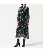 【グレース コンチネンタル/GRACE CONTINENTAL】のフラワープリントボウタイ付ワンピース ブラック|ID: prp329100004598452 ipo3291000000032685922