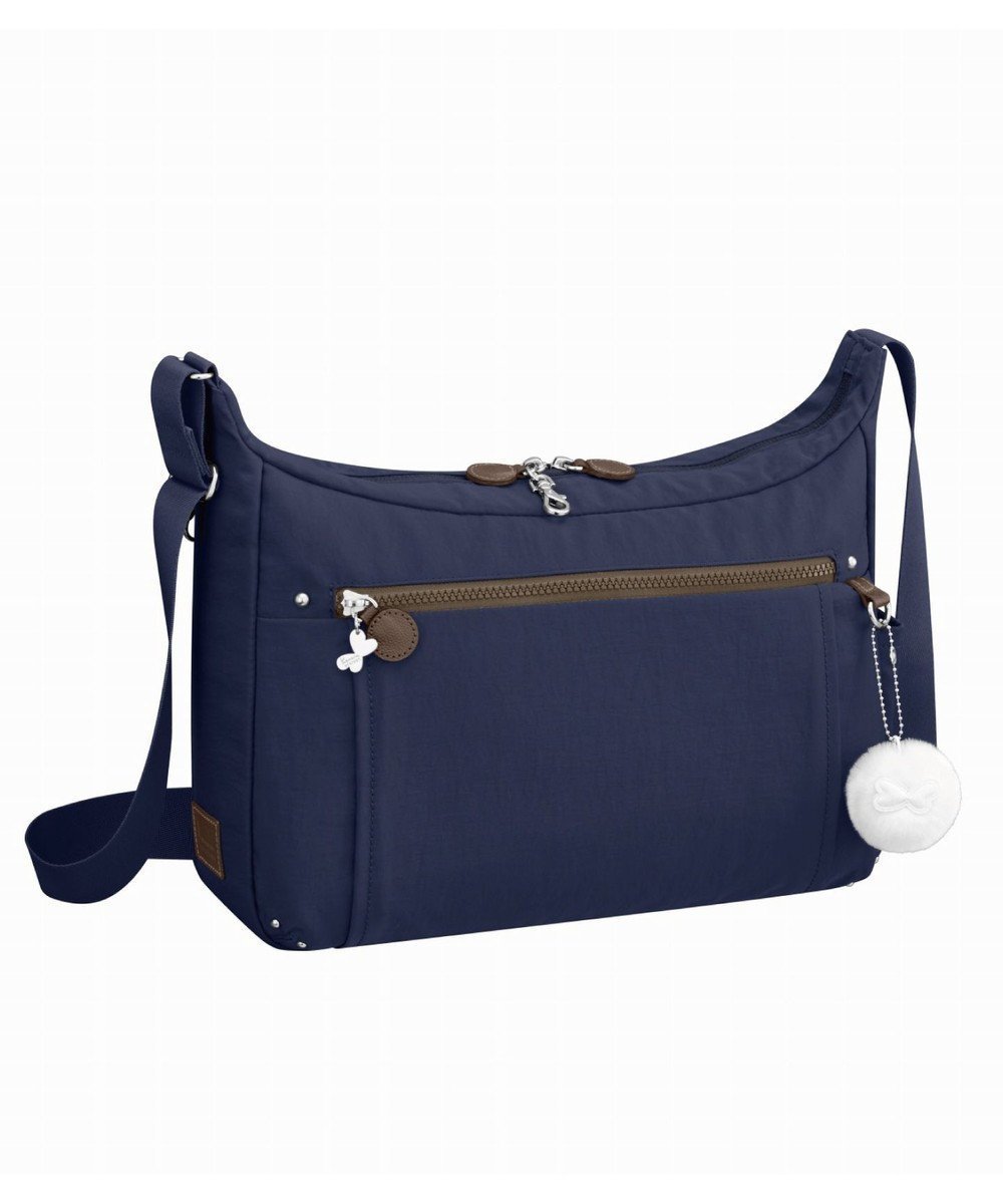 【エースバッグズアンドラゲッジ/ACE BAGS & LUGGAGE】のKanana project PJ8-3rd フリーウェイバッグ 舟形 ショルダーバッグ 62106 カナナ プロジェクト インテリア・キッズ・メンズ・レディースファッション・服の通販 founy(ファニー) 　ファッション　Fashion　レディースファッション　Fashion for Women　クッション　Cushion, Throw Pillow　軽量　Lightweight, Ultra Light　シンプル　Simple, Minimal　スタイリッシュ　Stylish, Fashionable　パール　Pearl, Pearl Accent　フロント　Front, Front Design　ポケット　Pocket, Pocket Detail　リュック　Backpack, Rucksack　再入荷　Restock / Back in Stock　旅行　Travel　スーツケース キャリーケース　Suitcase / Carry Case　エレガント 上品　Elegant　ネイビー|ID: prp329100004598474 ipo3291000000033357730