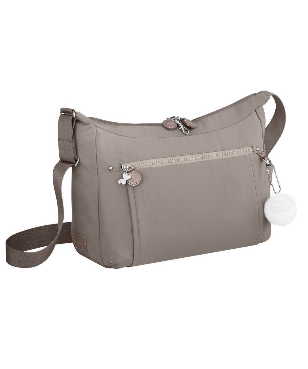 【エースバッグズアンドラゲッジ/ACE BAGS & LUGGAGE】のKanana project PJ8-3rd フリーウェイバッグ 舟形 ショルダーバッグ 62106 カナナ プロジェクト インテリア・キッズ・メンズ・レディースファッション・服の通販 founy(ファニー) 　ファッション　Fashion　レディースファッション　Fashion for Women　クッション　Cushion, Throw Pillow　軽量　Lightweight, Ultra Light　シンプル　Simple, Minimal　スタイリッシュ　Stylish, Fashionable　パール　Pearl, Pearl Accent　フロント　Front, Front Design　ポケット　Pocket, Pocket Detail　リュック　Backpack, Rucksack　再入荷　Restock / Back in Stock　旅行　Travel　スーツケース キャリーケース　Suitcase / Carry Case　エレガント 上品　Elegant　グレージュ|ID: prp329100004598474 ipo3291000000033357732