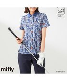 【23区 ゴルフ/NIJYUSANKU GOLF】の【WOMEN】【吸水速乾/UVカット】ミッフィーロゴポロシャツ ブルー系5|ID: prp329100004598477 ipo3291000000032686313