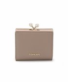 【トプカピ/TOPKAPI】の【TOPKAPI】シュリンクレザー パール がま口 二つ折り 財布 グレージュ|ID: prp329100004598494 ipo3291000000032686514