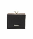 【トプカピ/TOPKAPI】の【TOPKAPI】シュリンクレザー パール がま口 二つ折り 財布 ブラック|ID: prp329100004598494 ipo3291000000033100766