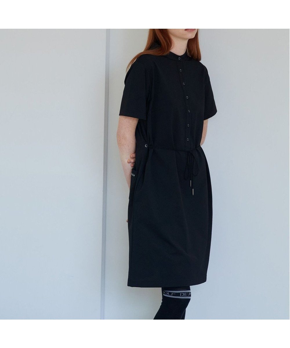 【23区 ゴルフ/NIJYUSANKU GOLF】の2WAY着用可能【23Fondation/WOMEN】衿付き シャツワンピース インテリア・キッズ・メンズ・レディースファッション・服の通販 founy(ファニー) 　ファッション　Fashion　レディースファッション　Ladies' Fashion Online　ワンピース　Dress　シャツワンピース　Shirt Dresses　春　Spring　ストレッチ　Stretch　人気　Popularity　ポケット　Pocket　2022年　2022　S/S・春夏　Ss・Spring/Summer　再入荷　Restock/Back In Stock/Re Arrival　2022 春夏 S/S　Ss,Spring/Summer,2022　夏　Summer　ゴルフ　Golf　ブラック系|ID: prp329100004598496 ipo3291000000032686541