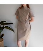 【23区 ゴルフ/NIJYUSANKU GOLF】の2WAY着用可能【23Fondation/WOMEN】衿付き シャツワンピース ベージュ系|ID: prp329100004598496 ipo3291000000032686542