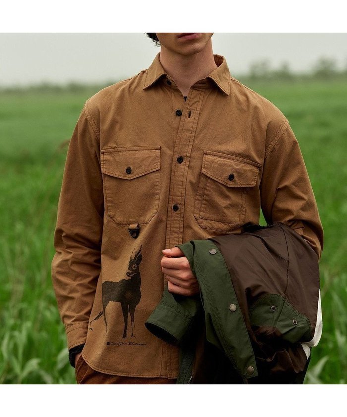 【ジョセフ アブード マウンテン/JOSEPH ABBOUD MOUNTAIN】の【テーム ヤルヴィコラボレーション】バンビ プリント シャツ インテリア・キッズ・メンズ・レディースファッション・服の通販 founy(ファニー) https://founy.com/ ファッション Fashion レディースファッション Ladies' Fashion Online トップス・カットソー Tops/Tshirt シャツ/ブラウス Shirts/Blouses サングラス Sunglasses プリント Print ポケット Pocket モチーフ Motif A/W・秋冬 Aw・Autumn/Winter・Fw・Fall-Winter |ID: prp329100004598507 ipo3291000000032686722