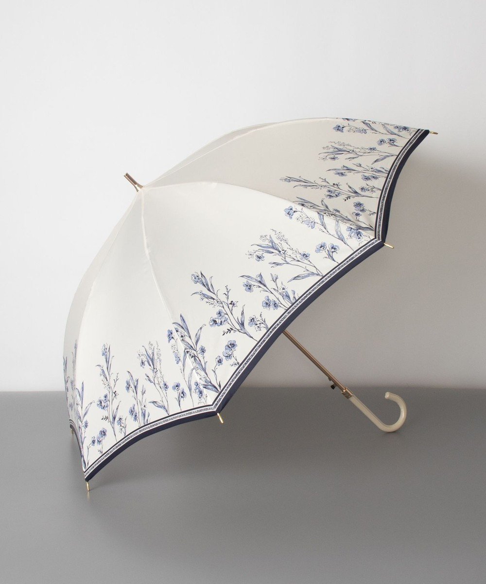【アウロラ/AURORA】のNINA RICCI ニナリッチ ジャンプ式 耐風雨傘(長傘) インテリア・キッズ・メンズ・レディースファッション・服の通販 founy(ファニー) 　ファッション　Fashion　レディースファッション　Ladies' Fashion Online　傘 / レイングッズ　Umbrellas/Rainwear　アンティーク　Antique　オケージョン　Occasion　クラシカル　Classical　フランス　France　エレガント 上品　Elegant　傘　Umbrella　再入荷　Restock/Back In Stock/Re Arrival　ホワイト|ID: prp329100004598516 ipo3291000000032686898