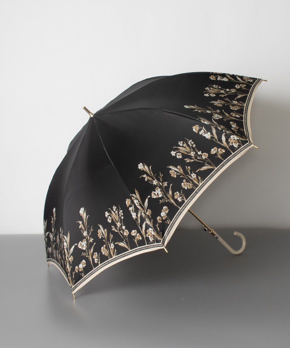 【アウロラ/AURORA】のNINA RICCI ニナリッチ ジャンプ式 耐風雨傘(長傘) インテリア・キッズ・メンズ・レディースファッション・服の通販 founy(ファニー) 　ファッション　Fashion　レディースファッション　Ladies' Fashion Online　傘 / レイングッズ　Umbrellas/Rainwear　アンティーク　Antique　オケージョン　Occasion　クラシカル　Classical　フランス　France　エレガント 上品　Elegant　傘　Umbrella　再入荷　Restock/Back In Stock/Re Arrival　ブラック|ID: prp329100004598516 ipo3291000000032686899