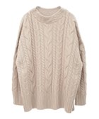 【イェッカ ヴェッカ/YECCA VECCA】のケーブルニット Beige|ID: prp329100004598520 ipo3291000000032686948