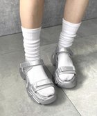 【ウィゴー/WEGO】の【S～XLサイズ】厚底ダッドスポーツサンダル シルバー|ID: prp329100004598530 ipo3291000000032687162