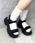 【ウィゴー/WEGO】の【S～XLサイズ】厚底ダッドスポーツサンダル ブラック|ID: prp329100004598530 ipo3291000000032687163