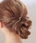 【フィービィー/phoebe】のフローウィングパールヘアピン ホワイト|ID: prp329100004598574 ipo3291000000032687586