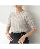 【アースミュージックアンドエコロジー/earth music&ecology】の透かしニットプルオーバー Light Gray|ID: prp329100004598606 ipo3291000000032687934