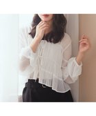 【アースミュージックアンドエコロジー/earth music&ecology】のSET2点シアーシャーリングブラウス+インナー Off White|ID: prp329100004598613 ipo3291000000032687987