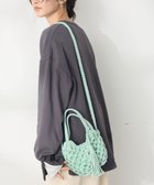 【クラフトスタンダードブティック/CRAFT STANDARD BOUTIQUE】の別注/maison vert マクラメ手編みショルダーバッグ Blue Green|ID: prp329100004598615 ipo3291000000032688019