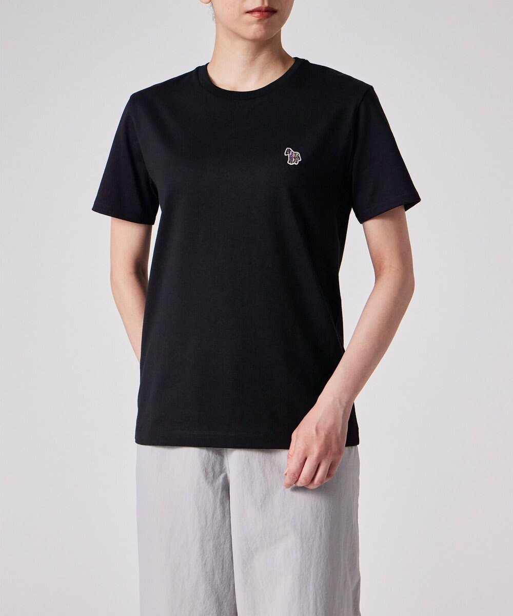 【ポール スミス/Paul Smith】のゼブラ ワンポイント 半袖Tシャツ インテリア・キッズ・メンズ・レディースファッション・服の通販 founy(ファニー) 　ファッション　Fashion　レディースファッション　Fashion for Women　トップス・カットソー　Cut & Sew Tops　シャツ・ブラウス・オフィスカジュアル　Elegant Blouses & Button-Ups　ロングTシャツ・Tシャツ　Longline T-Shirts & Tees　カットソー・ベーシックTシャツ　Cut-and-Sewn Tops / Stretch Tees & Basics　新作・新入荷　New Arrivals / New In　おすすめ　Recommended / Our Picks　カットソー　Cut and Sewn Top　カラフル　Colorful Design　ギフト プレゼント　Gift / Present　ベーシック　Basic, Essential　ワンポイント　One Point, Statement Accent　人気　Popular, Best Seller　半袖　Short Sleeve, Half Sleeve　夏　Summer　S/S・春夏　SS, Spring/Summer, Warm Season　A/W・秋冬　Autumn/Winter　ブラック|ID: prp329100004598619 ipo3291000000033846581