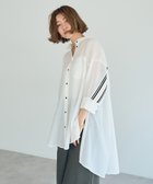 【イェッカ ヴェッカ/YECCA VECCA】のリブMIXシアースリットオーバーシャツ② 人気、トレンドファッション・服の通販 founy(ファニー) ファッション Fashion レディースファッション Fashion for Women トップス・カットソー Cut & Sew Tops シャツ・ブラウス・オフィスカジュアル Elegant Blouses & Button-Ups おすすめ Recommended / Our Picks シアー Sheer, See-Through ポケット Pocket, Pocket Detail モダン Modern, Contemporary 定番 Standard, Basic Item A/W・秋冬 Autumn/Winter thumbnail White|ID: prp329100004598623 ipo3291000000033070568