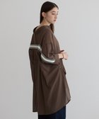 【イェッカ ヴェッカ/YECCA VECCA】のリブMIXシアースリットオーバーシャツ② Brown|ID: prp329100004598623 ipo3291000000033655376