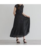 【イェッカ ヴェッカ/YECCA VECCA】の小花柄プリーツワンピース② Black|ID: prp329100004598625 ipo3291000000032688090