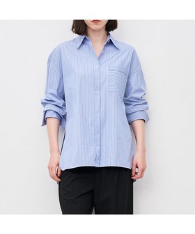 【アンクレイヴ/uncrave】 【マシンウォッシャブル】THOMAS MASON BIGシャツ人気、トレンドファッション・服の通販 founy(ファニー) ファッション Fashion レディースファッション Ladies' Fashion Online トップス・カットソー Tops/Tshirt シャツ/ブラウス Shirts/Blouses カシュクール Cachecoeur カフス Cuffs ストライプ Stripe ドレス Dress パイピング Piping ポケット Pocket ヨーク Yoke A/W・秋冬 Aw・Autumn/Winter・Fw・Fall-Winter NEW・新作・新着・新入荷 New Arrivals |ID:prp329100004598632