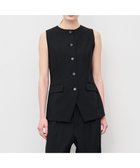 【アンクレイヴ/uncrave】の【マシンウォッシャブル】TRツイル ジレブラウス ブラック|ID: prp329100004598639 ipo3291000000032688167