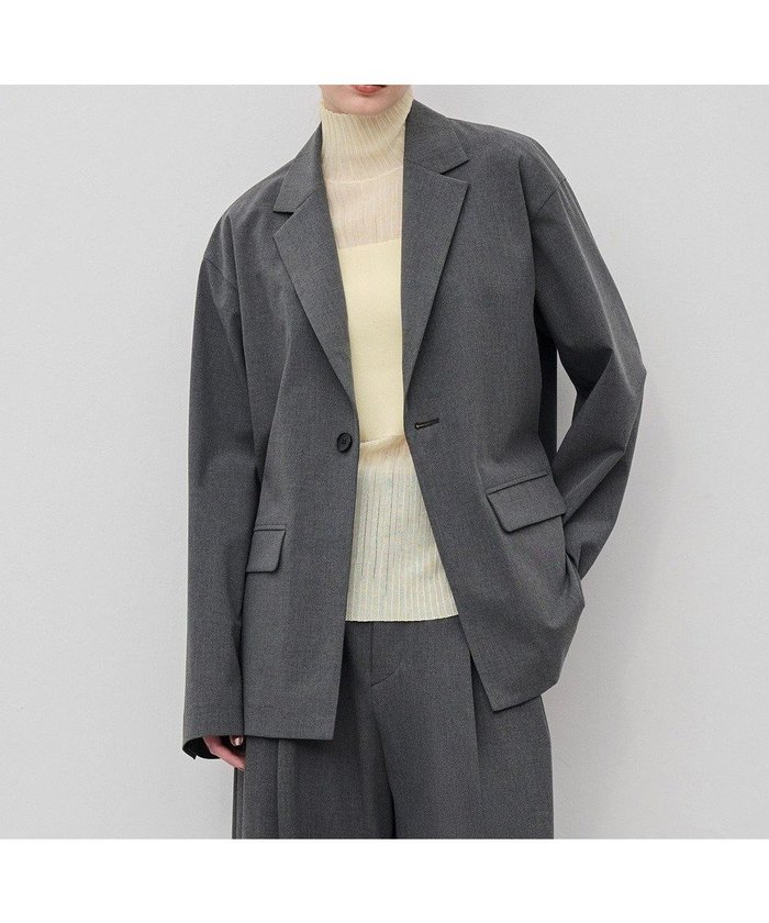 【アンクレイヴ/uncrave】のTRツイル ジャケット インテリア・キッズ・メンズ・レディースファッション・服の通販 founy(ファニー) https://founy.com/ ファッション Fashion レディースファッション Fashion for Women アウター Coat / Outerwear Collection レディースジャケット・軽アウター Jackets テーラードジャケット / 通勤・きれいめスタイル Tailored Jackets & Blazers ジャケット Jacket, Outerwear ツイル Twist, Twisted Detail パイピング Piping, Trim Design ロールアップ Roll-Up, Cuffed Hem A/W・秋冬 Autumn/Winter |ID: prp329100004598643 ipo3291000000033635027