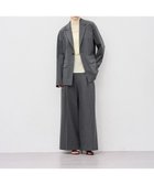 【アンクレイヴ/uncrave】の【マシンウォッシャブル】TRツイル ワイドトラウザー チャコール|ID: prp329100004598649 ipo3291000000033617258