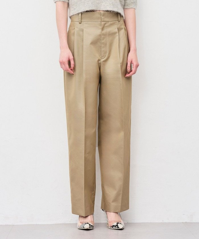 【アンクレイヴ/uncrave】のチノギャバジン ベーシックトラウザー インテリア・キッズ・メンズ・レディースファッション・服の通販 founy(ファニー) https://founy.com/ ファッション Fashion レディースファッション Fashion for Women パンツ Pants & Trousers シンプル Simple, Minimal ボトム Bottoms, Lower Wear A/W・秋冬 Autumn/Winter S/S・春夏 SS, Spring/Summer, Warm Season 夏 Summer |ID: prp329100004598653 ipo3291000000035604250