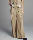 【アンクレイヴ/uncrave】のチノギャバジン ワイドトラウザー ベージュ|ID: prp329100004598654 ipo3291000000034595298