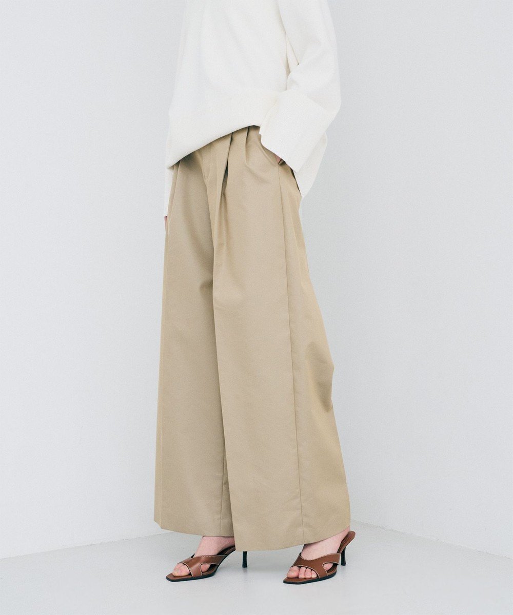 【アンクレイヴ/uncrave】のチノギャバジン ワイドトラウザー 人気、トレンドファッション・服の通販 founy(ファニー) 　ファッション　Fashion　レディースファッション　Fashion for Women　パンツ　Pants & Trousers　フロント　Front, Front Design　ベーシック　Basic, Essential　ワイド　Wide, Wide Fit　A/W・秋冬　Autumn/Winter　 other-1|ID: prp329100004598654 ipo3291000000035261521