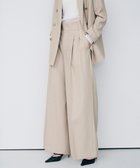 【アンクレイヴ/uncrave】のTWドビードスキン ワイドトラウザー ベージュ|ID: prp329100004598657 ipo3291000000035203231