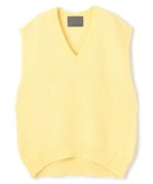 【アンクレイヴ/uncrave】のアルパカファーニット Vネックベスト レモンイエロー|ID: prp329100004598660 ipo3291000000032688293