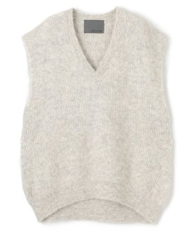 【アンクレイヴ/uncrave】のアルパカファーニット Vネックベスト 人気、トレンドファッション・服の通販 founy(ファニー) ファッション Fashion レディースファッション Fashion for Women アウター Coat / Outerwear Collection トップス・カットソー Cut & Sew Tops ニット Knit Tops & Sweaters ベスト&ジレ / 重ね着スタイル Vests & Gilets Vネックトップス V-Neck Tops / V-Cut Neckline Shirts インナー Innerwear 畦 Ribbed Knit 今季 This Season, Current Season ストレッチ Stretch, Stretchy Fabric スリーブ Sleeve, Long Sleeve / Short Sleeve セーター Sweater, Knitwear なめらか Smooth, Silky Texture フレンチ French, French Style ベスト Vest, Waistcoat 半袖 Short Sleeve, Half Sleeve A/W・秋冬 Autumn/Winter |ID:prp329100004598660
