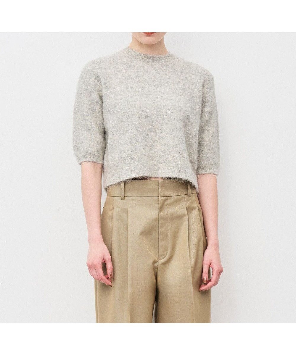 【アンクレイヴ/uncrave】のアルパカファーニット ショートトップス インテリア・キッズ・メンズ・レディースファッション・服の通販 founy(ファニー) 　ファッション　Fashion　レディースファッション　Ladies' Fashion Online　トップス・カットソー　Tops/Tshirt　ニット　Knit Tops　コンパクト　Compact　今季　This Season　ストレッチ　Stretch　セーター　Sweater　なめらか　Smooth　ベスト　Vest　半袖　Short Sleeve　A/W・秋冬　Aw・Autumn/Winter・Fw・Fall-Winter　NEW・新作・新着・新入荷　New Arrivals　ナチュラル|ID: prp329100004598662 ipo3291000000032688312