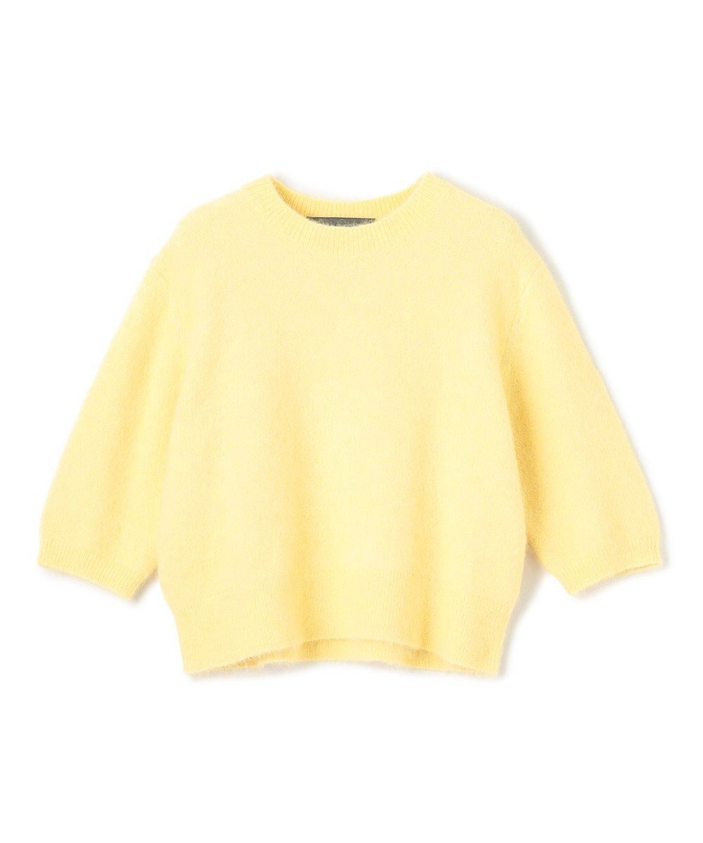 【アンクレイヴ/uncrave】のアルパカファーニット ショートトップス インテリア・キッズ・メンズ・レディースファッション・服の通販 founy(ファニー) 　ファッション　Fashion　レディースファッション　Ladies' Fashion Online　トップス・カットソー　Tops/Tshirt　ニット　Knit Tops　コンパクト　Compact　今季　This Season　ストレッチ　Stretch　セーター　Sweater　なめらか　Smooth　ベスト　Vest　半袖　Short Sleeve　A/W・秋冬　Aw・Autumn/Winter・Fw・Fall-Winter　NEW・新作・新着・新入荷　New Arrivals　レモンイエロー|ID: prp329100004598662 ipo3291000000032688313