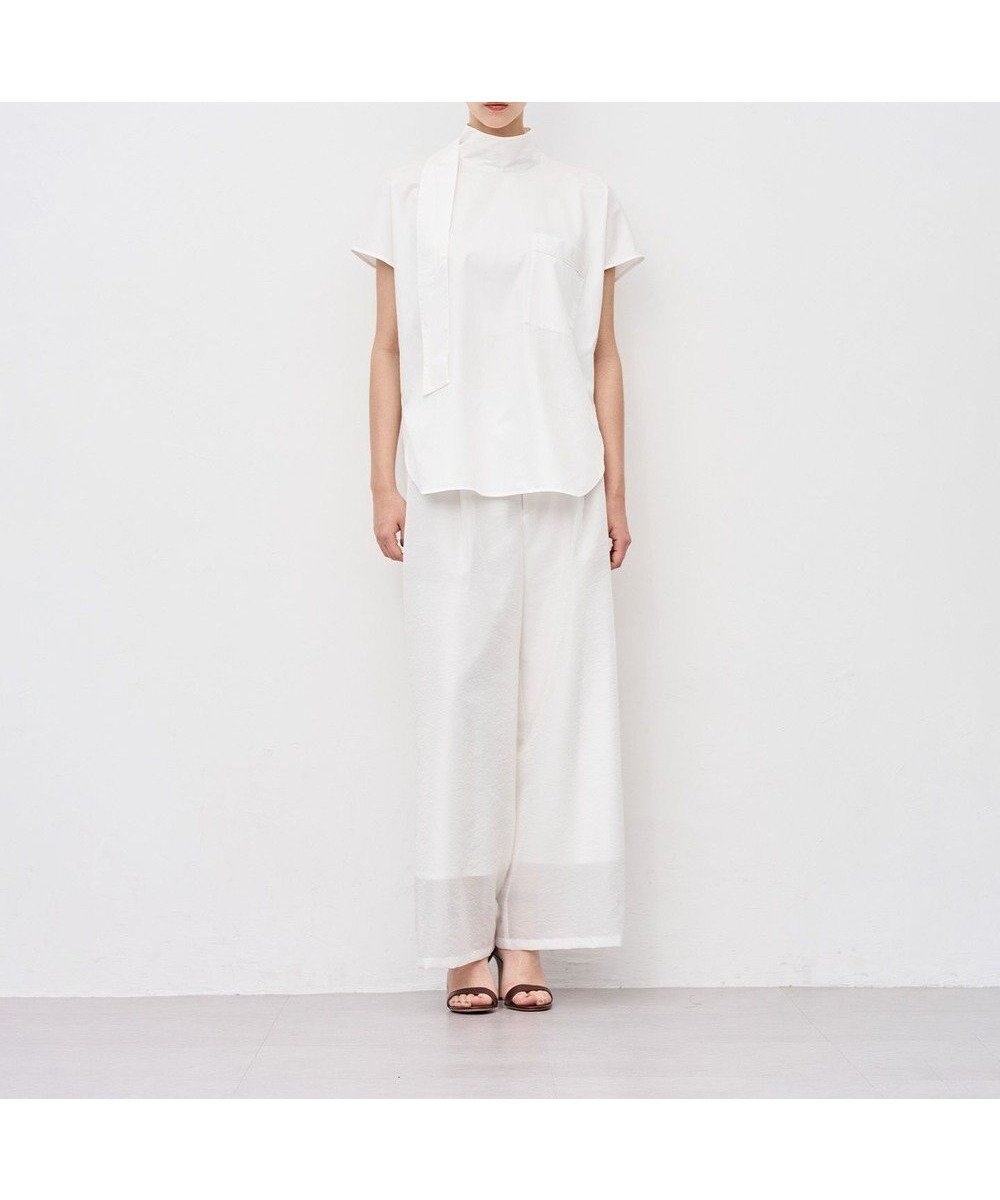 【アンクレイヴ/uncrave】のシアーオーガンジー ワイドパンツ 人気、トレンドファッション・服の通販 founy(ファニー) 　ファッション　Fashion　レディースファッション　Ladies' Fashion Online　パンツ　Pants　エアリー　Airy　シアー　Sheer　シンプル　Simple　ブライト　Bright　ブルゾン　Blouson　ミリタリー　Military　楽ちん　Easy　ワイド　Wide　A/W・秋冬　Aw・Autumn/Winter・Fw・Fall-Winter　NEW・新作・新着・新入荷　New Arrivals　エレガント 上品　Elegant　 other-1|ID: prp329100004598664 ipo3291000000032688335