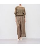 【アンクレイヴ/uncrave】のシアーオーガンジー ワイドパンツ カーキベージュ|ID: prp329100004598664 ipo3291000000032688338