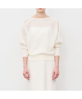 【アンクレイヴ/uncrave】の【ハンドウォッシャブル】シアーニット ドルマントップス 人気、トレンドファッション・服の通販 founy(ファニー) ファッション Fashion レディースファッション Fashion for Women トップス・カットソー Cut & Sew Tops ニット Knit Tops & Sweaters コンビ Combo, Combination Style シアー Sheer, See-Through セーター Sweater, Knitwear ベーシック Basic, Essential A/W・秋冬 Autumn/Winter 再入荷 Restock / Back in Stock |ID:prp329100004598666