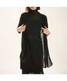 【アンクレイヴ/uncrave】のシアーニット リブロングカーディガン 人気、トレンドファッション・服の通販 founy(ファニー) ファッション Fashion レディースファッション Fashion for Women トップス・カットソー Cut & Sew Tops ニット Knit Tops & Sweaters カーディガン・羽織り Layered Style Cardigans カーディガン Cardigan, Knitwear コンビ Combo, Combination Style シアー Sheer, See-Through シンプル Simple, Minimal ロング Long, Long-Length ワイドリブ Wide Rib, Wide Ribbed Knit A/W・秋冬 Autumn/Winter thumbnail ブラック|ID: prp329100004598668 ipo3291000000034169477