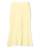 【アンクレイヴ/uncrave】の【ハンドウォッシャブル】シアーニット コンビスカート クリームイエロー|ID: prp329100004598675 ipo3291000000032688410