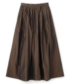 【アンクレイヴ/uncrave】の【接触冷感・ハンドウォッシャブル】メモリータフタ フレアスカート ブラウン|ID: prp329100004598677 ipo3291000000032688435