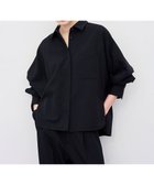 【アンクレイヴ/uncrave】の【ハンドウォッシャブル】ウォッシャブルウールライクツイル ドルマンシャツ ダークネイビー|ID: prp329100004598679 ipo3291000000032688454