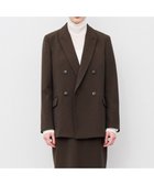 【アンクレイヴ/uncrave】の【ハンドウォッシャブル】ウォッシャブルウールライクツイル ジャケット ブラウン|ID: prp329100004598680 ipo3291000000032688462