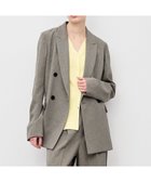 【アンクレイヴ/uncrave】の【ハンドウォッシャブル】ウォッシャブルウールライクツイル ジャケット シャンブレーチャコール|ID: prp329100004598680 ipo3291000000032688467