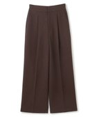 【アンクレイヴ/uncrave】の【ハンドウォッシャブル】ウォッシャブルウールライクツイル ワイドパンツ ブラウン|ID: prp329100004598681 ipo3291000000032688482