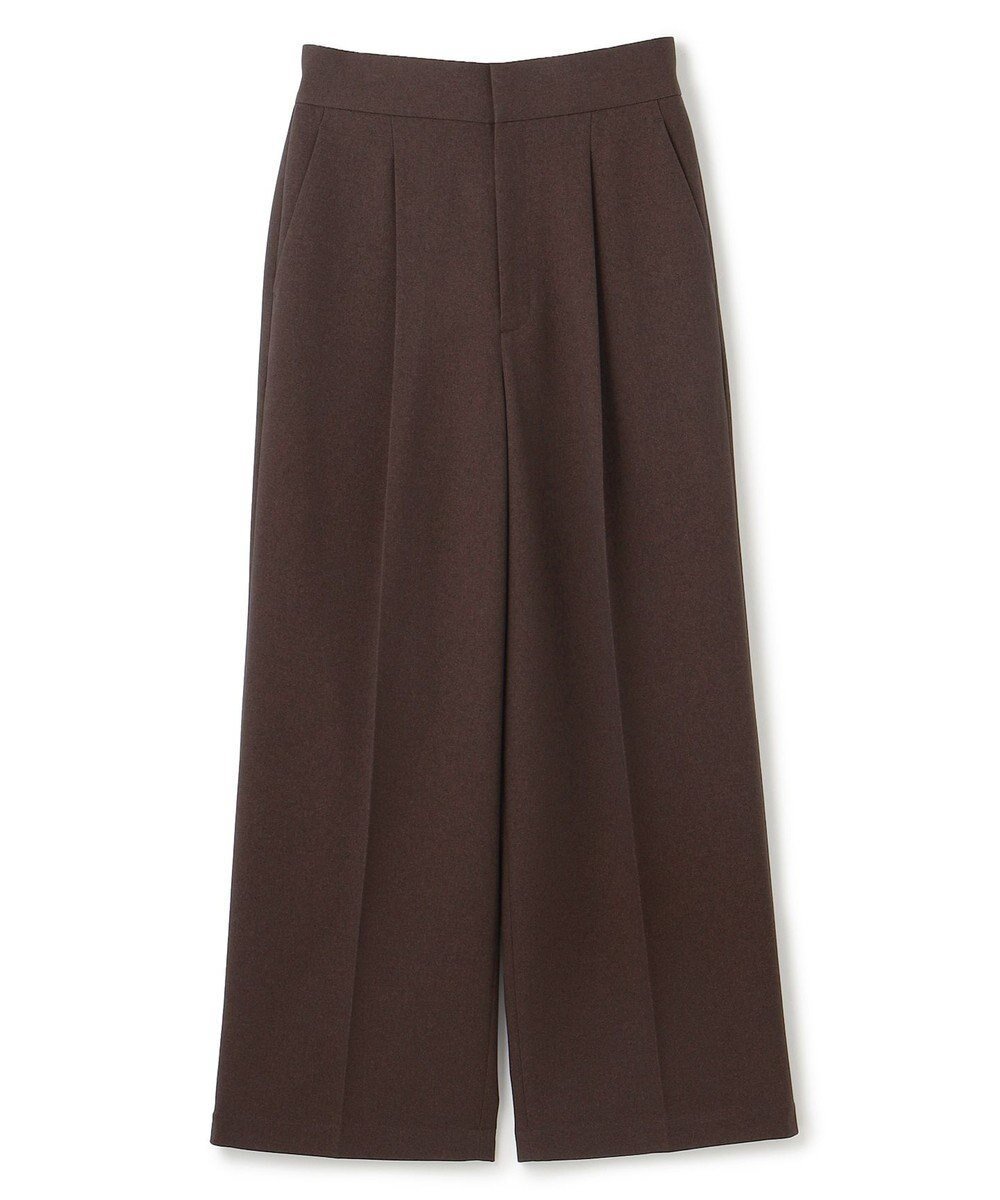 【アンクレイヴ/uncrave】の【ハンドウォッシャブル】ウォッシャブルウールライクツイル ワイドパンツ インテリア・キッズ・メンズ・レディースファッション・服の通販 founy(ファニー) 　ファッション　Fashion　レディースファッション　Ladies' Fashion Online　パンツ　Pants　シャンブレー　Chambray　ジャケット　Jacket　ストレート　Straight　セットアップ　Set Up　センター　Center　ツイル　Twill　レギュラー　Regular　ワイド　Wide　A/W・秋冬　Aw・Autumn/Winter・Fw・Fall-Winter　NEW・新作・新着・新入荷　New Arrivals　おすすめ　Recommend　ブラウン|ID: prp329100004598681 ipo3291000000032688482